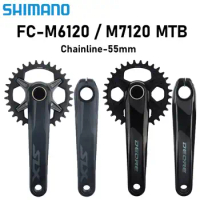 Shimano FC SLX M7120 MTB Crankset Deore M6120 Mountain Bike Sprocket 175 170mm Bicycle Crank Arm 32T 34T Bike Parts
