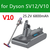 for Dyson battery SV12 25.2V 6800mAh 100Wh Replacement battery for Dyson V10 Absolute Fluffy cyclone SV12