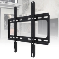 Universal 45KG 1.2mm Cold Ligation Board TV Wall Mount Bracket Flat Panel TV Frame for 26 - 60 Inch LCD LED Monitor Flat Pan