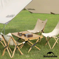 【Naturehike】暮越戶外便攜質感實木折疊椅 釣魚椅 休閒椅 附收納袋