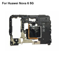 For Huawei Nova 6 5G Back Frame shell case cover on the Motherboard Without NFC parts For Huawei Nova6