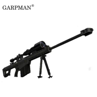 1:1 Barrett M82A1 Sniper Rifle Gun Paper Model Weapon Magazine 3D Papercraft Puzzles Toy