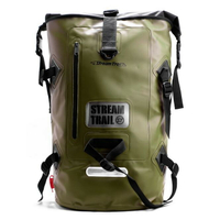 日本《Stream Trail》 Dry Tank D2 40L防水雙肩背包(軍綠 OD)