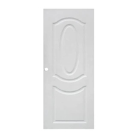 ประตู UPVC ใช้สำหรับภายนอก รุ่น MN 002 ขนาด 80 x 200 ซม. สีขาว (เจาะลูกบิด)