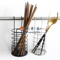 不銹鋼筷子筒掛式筷筒筷籠壁掛式置物架家用廚房收納盒【淘夢屋】