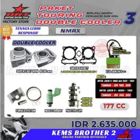 PAKET BORE UP BRT NMAX AEROX DOUBLE COOLER ORIGINAL BRT ( BLOK DC NOKEN AS INJEKTOR ECU JUKEN BRT )