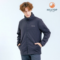 HILLTOP山頂鳥 WINDSTOPPER防風刷毛外套 (可銜接GORE-TEX外件) 男款 黑｜PH22XM31ECA0