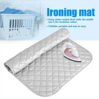Ironing Mat Laundry Pad Washer Dryer Cover Board Heat Resistant Blanket Mesh Press Clothes Protect Protector 48*85cm / 60*55cm
