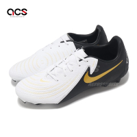 Nike 足球鞋 Phantom GX II Academy FG/MG 男鞋 白 黑 抓地 合成材質 運動鞋 FD6723-100
