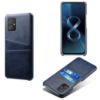 For ASUS Zenfone 8 чехол PU Leather Case Card Slot Protective Back Coverfor ASUS Zenfone 9 ケースLightweight