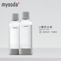 mysoda 1L專用水瓶 2入-灰 2PB10F-MG