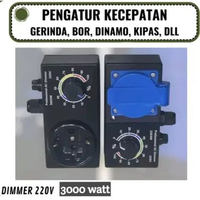 High Quality AC Stop kontak Adjustable Dimmer Dimer pengatur kecepatan dinamo kipas fan bor gerinda 