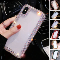 Sunjolly for Apple iPhone 12 Pro Max Case iPhone 11 Pro Max X Xs Xs Max 8 7 6 5 Plus Phone Case Diamond Cover iPhone 12 coque