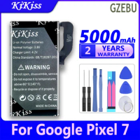 5000mAh/5700mAh KiKiss Powerful Battery GZEBU GMF5Z For HTC Google Pixel 7 Pro Pixel7 Pro 7Pro