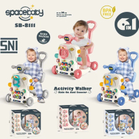 (SB-8111) BABY WALKER MURAH 6 IN 1 ACTIVITY WALKER