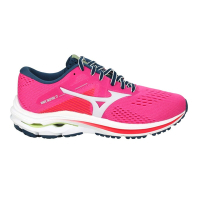 MIZUNO WAVE INSPIRE 17 WIDE 女慢跑鞋-美津濃 J1GD214633 桃紅綠