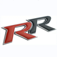 3D RR car emblem brand logo sticker auto badges for JDM Honda CRV HRV Civic Mugen Accord Acura City