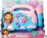 Gabby's Dollhouse Boombox - mainan mesin karaoke anak interaktif berbentuk pemutar musik (boombox) y