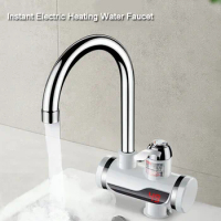 220v Electric Instant Water Heating Faucet Temperature Display Cool Hot Option Easy Install Kitchen Tankless Quick Heater Tap
