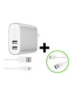ชุดอะแดปเตอร์ + USB รุ่น F8J230DQ04-SLV With F2CU03204-WHT