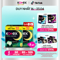 Thùng 2 gói Băng Vệ Sinh Dạng Quần Kotex Thảo Dược Ban Đêm Cỡ L/XL 32 Miếng/Gói
