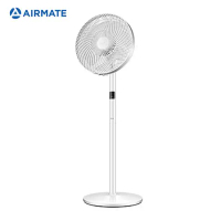 【AIRMATE 艾美特】14吋DC直流馬達遙控立地電扇 FS35123R (七片羽翼 / 導流前網 / 智能感溫 / 自動熄屏)