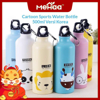 COD  Mehaa Botol Air Minum 500ml Olahraga Sport Water Bottle, Sport Tumbler Botol Minum Motivasi, Vi