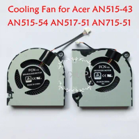 Computer Fans CPU GPU Cooling Fan for Acer Nitro 5 7 AN515-43 AN515-54 AN517-51 AN715-51 FL1K FL78 Graphics card Cooler Radiator