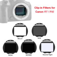 Kase Clip-in Filter for Canon R R3 R7 R8 R10 Camera Body,CMOS Protector MCUV / ND Neutral Density / Light Pollution Filter