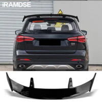 Black Spoiler for MG HS Tail Fin Morris Garages 2018-2022 Car Roof Wing Type TE Carbon Surface Accessories