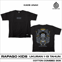 Rafago Kids Kaos Baju Anak Distro Geisha Samurai Japanese Usia 1-13 Tahun