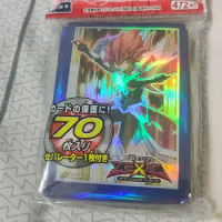 70Pcs Yugioh Master Duel Monsters Yuma Tsukumo ZEXAL II Mode Collection Official Sealed Card Protector Sleeves
