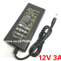 12V3A DC 12V 3A AC 110-240V LED light power adapter LED Power Supply Adapter Transformer for LED str