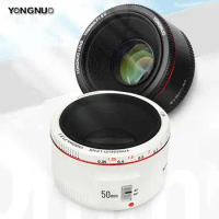 YONGNUO YN50mm F1.8 II AF/MF 0.35M Focus Distance Standard Prime Lens For Canon EOS Camera 1DX I 200D II 850D 7D 6DII 70D 5D3