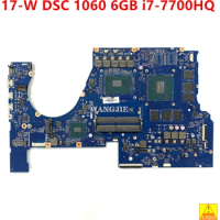 915552-601 915552-001 For HP OMEN 17T-W 17-W Laptop Motherboard DAG38DMBCC0 W/ SR32Q I7-7700HQ CPU DSC 1060 6G GPU