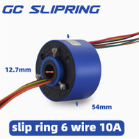 Made In China Slip-RingElectric Slip Ring Conductive Slip Ring Through Hole Way 10A Slip Ring Brush 