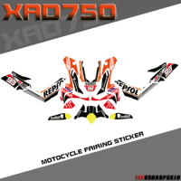 Personalized modified motorcycle body fairing reflective sticker protector is suitable for Honda X-ADV xadv750