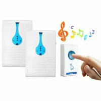 Outdoor Wireless Doorbell Smart Home Door Bell Chime Kit Security Alarm Welcome House Melodies Battery Powered Wireless Doorbell