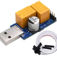 Newest USB WatchDog Card Double Relay 24H Blue Screen Unattended Automatic Restart For PC Computer Gaming Mining Miner