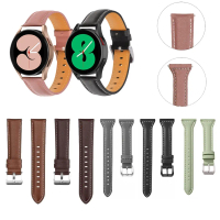 Fashion Slim Genuine Leather Band Strap for Samsung Galaxy Watch 4 5 6 7 44mm 40mm 4 6 Classic 46mm