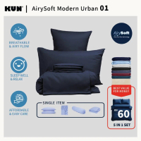 On sale KUN AirySoft plain Color-Modern Urban 01 Pillowcase/ Bolster case/ Fitted Bedsheet/ Quilt Co