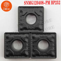 SNMG120408-PM BP252 SNMG 120408-PM External carbide CNC tool mechanical metal lathe Milling Cutter Carbide Insert Turning Insert