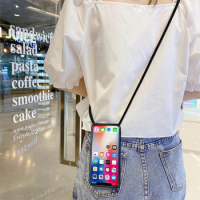 Strap Cord Phone Case for Xiaomi Mi Max 2 Necklace Lanyard Carry Protective Phone Cover to Hang for Xiaomi Mi Max 3 Chain