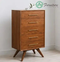Lemari Drawer Eliza 5 Laci Susun Kayu Jati