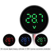 Không thấy nước sơn DC 4-100V LED hiển thị thị kỹ thuật số DC kỹ thuật xe điện áp hiện tại Meter Vol