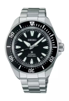 Seiko Seiko Prospex 'Shogurai' 4R Black Stainless Steel Band Diver’s 200m Automatic Watch SRPL13K1