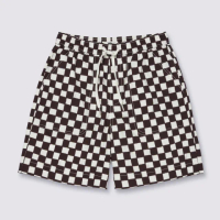 【VANS 官方旗艦】Artist Collection - Riroo 女款黑白色棋盤格短褲