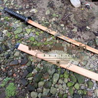 JAMIN ASLI!!! mainan pedang kayu katana boken wooden sword berkualitas tali ito - 100cm