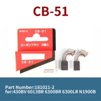 CB-51 Carbon Brush for Makita 430BV 6013BR 6300BR 6300LR N1900B Curve Saw Electric Planer Carbon Brush Accessories