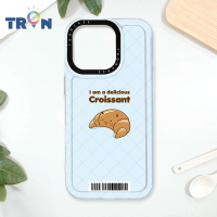 TRON iPhone 16 Pro 牛角麵包君小情緒系列 防摔太空載具殼 透白 軟硬 手機殼